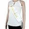 Party Sash Bridesmaid-White